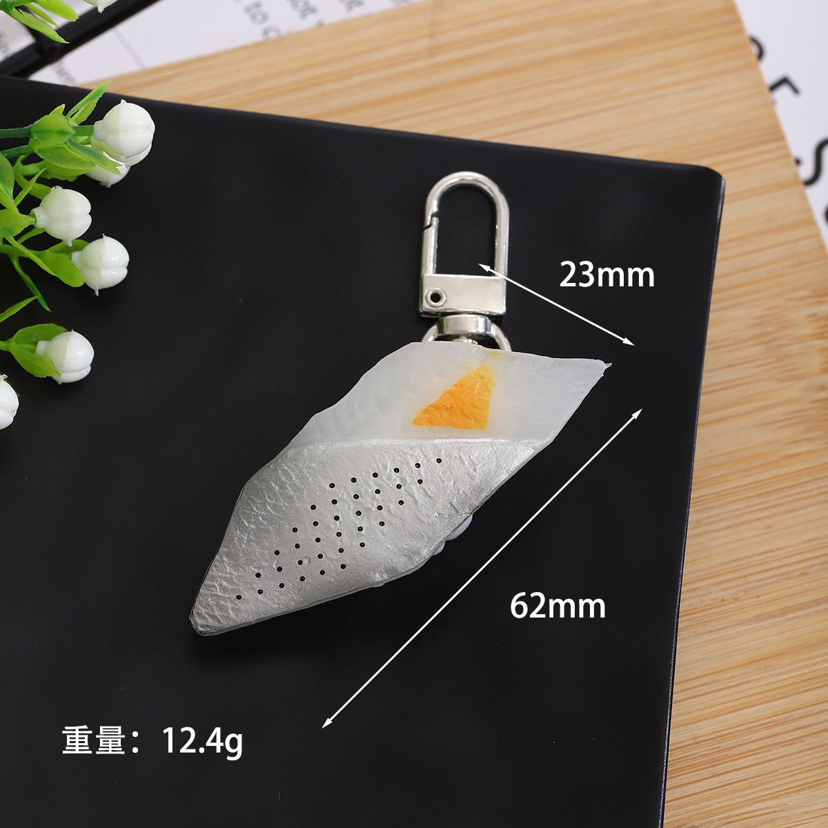 PVCファッションシミュレーション日本式寿司キーホルダー写真撮影シミュレーション食品道具学生かばんDIYストラップ