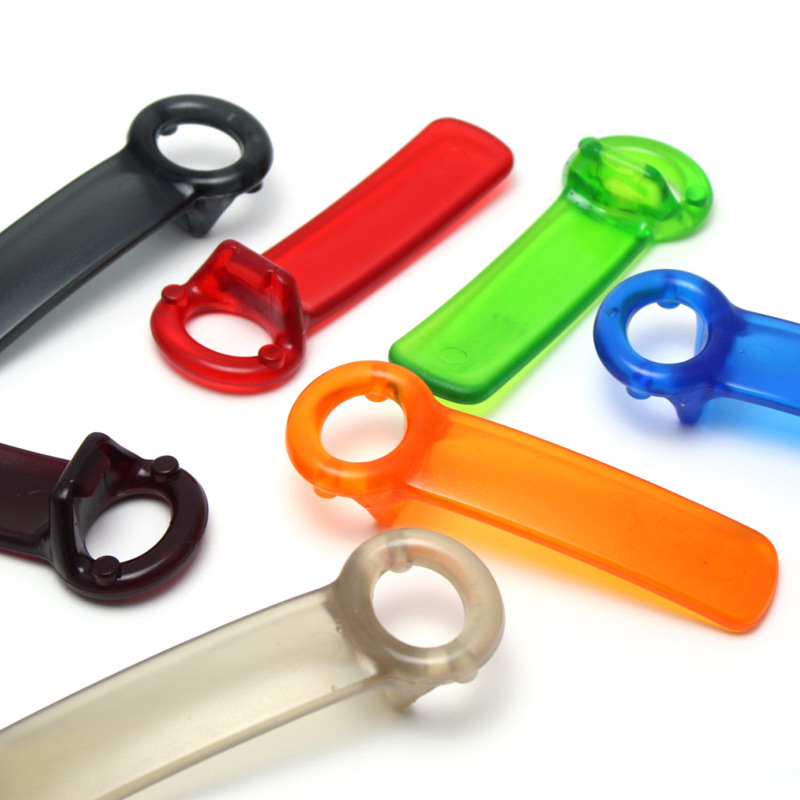 Ventas directas de la fábrica una variedad colores 5*14cm superficie imprimible plástico sólido abrelatas creativo tapa dispositivo torsión