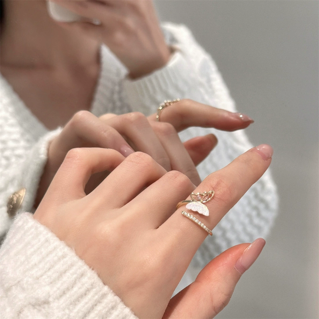 Кольцо (Brand zirconium) серебро 925 с жемчугом — лёгкая роскошь, качественное, не тускнеет