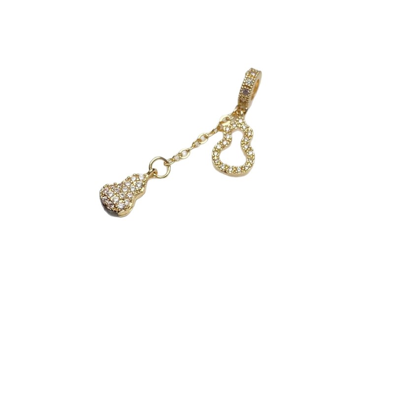 ひょうたんペンダント Fulu 手作り diy14k クリスタルブレスレットブレスレットジュエリーアクセサリーダイヤモンド高色保持ビーズ|undefined