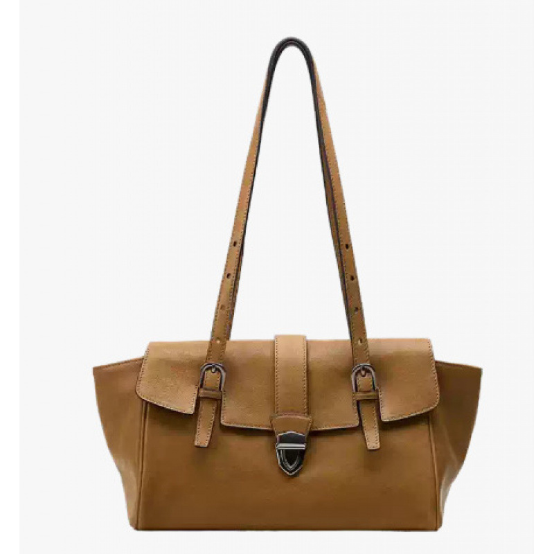 Original Baguette Briefcase Niche New Arrival Women's High-End Casual Commuter Handbag Retro Minimalist Single Shoulder Underarm Bag - Thumbnail 7