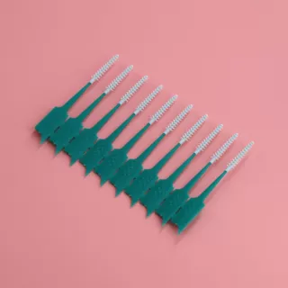 【厂家定制】现货牙缝刷间隙刷盒装齿间刷牙缝清洁刷钢丝