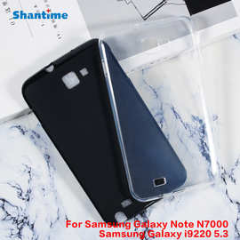 适用Samsung Galaxy Note N7000手机壳翻盖手机皮套TPU布丁套软壳