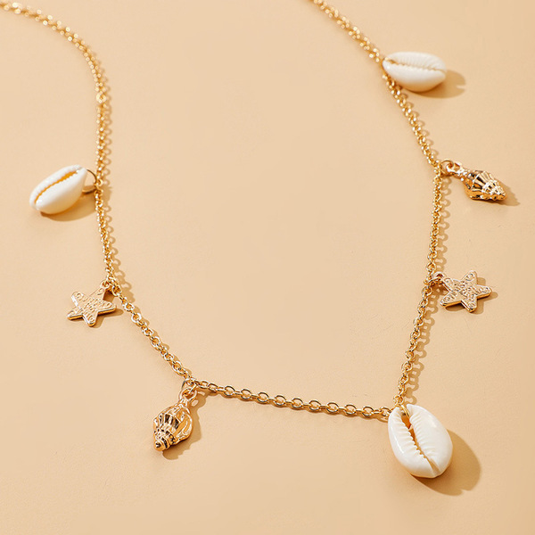 European and American cross -border jewelry Summer beach shell Conch…