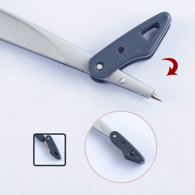 Ma Peide brújulas puede clip pluma multifuncional estudiantes de escuela primaria estudiantes de secundaria profesional especial dibujo arte pintura traje