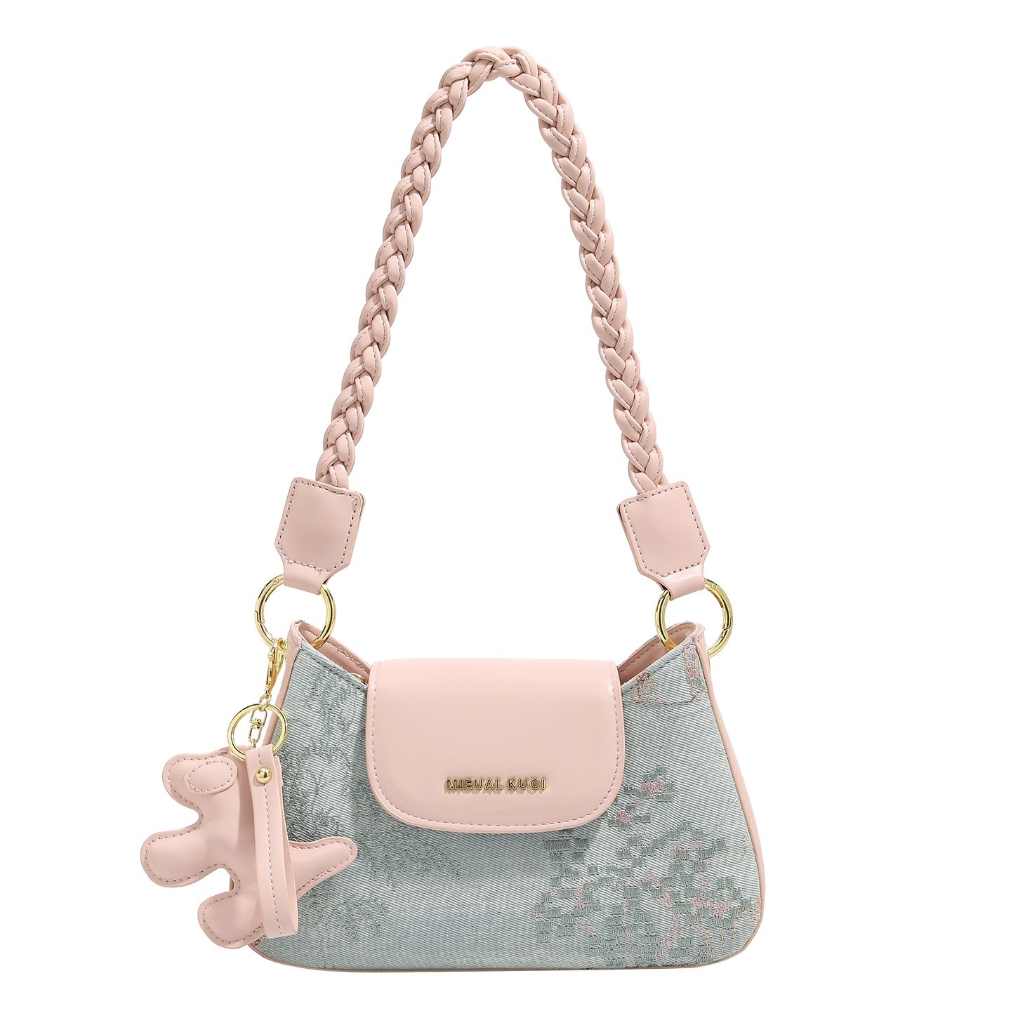 Genuine Leather French Niche Underarm Bag For Women 2026 Summer Small Crossbody Bag High-End Texture Fashion Single Shoulder Baguette Bag - Thumbnail 5