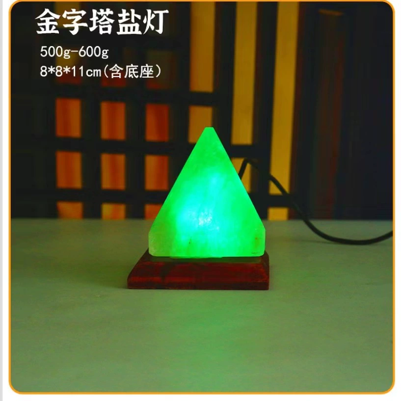 Сольная лампа с USB, разноцветная кристаллическая гималайская соль, USB светильник из кристаллической соли