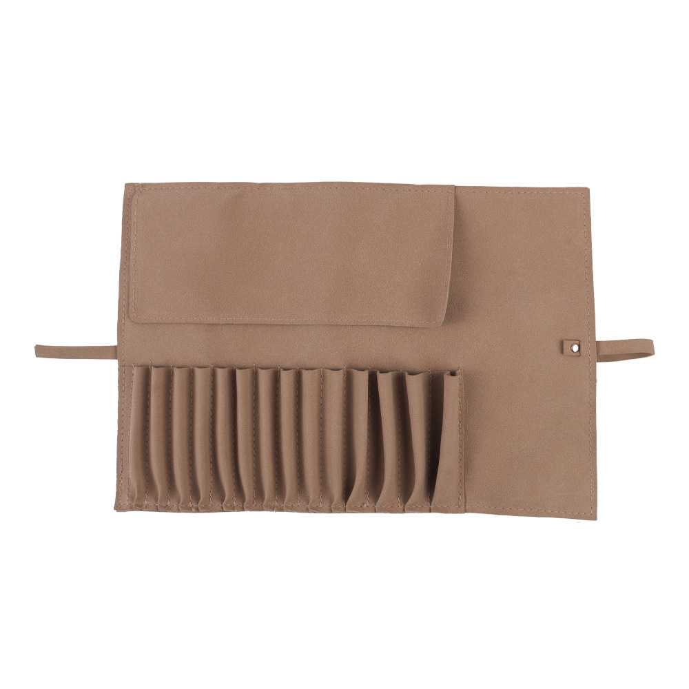 Zoelya herramientas de maquillaje portátiles enchufe de piel de venado bolsa de almacenamiento 14 12 10 bolsas de maquillaje de gato azul