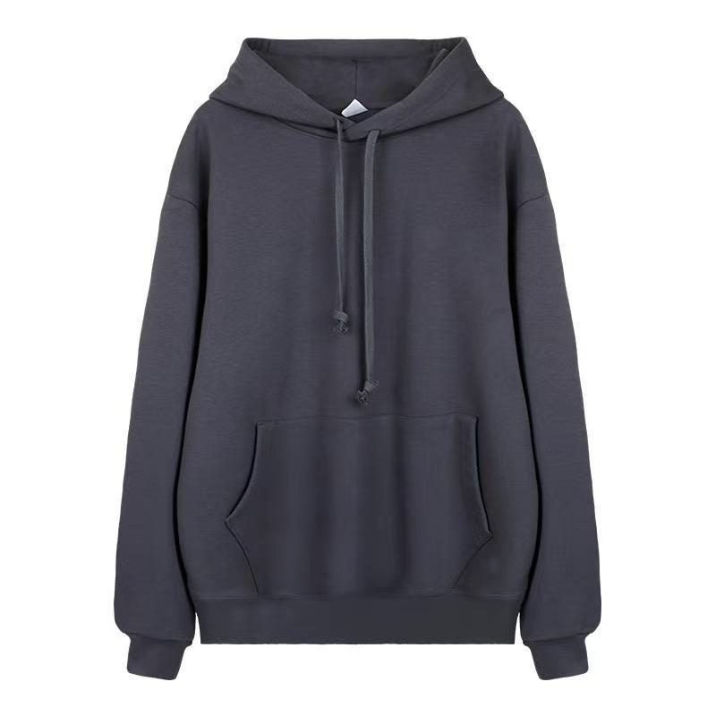 360 terry hooded iron gray