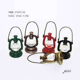 源头工厂娃娃屋配件 diy微缩模型玩具迷你创意仿真复古煤油灯