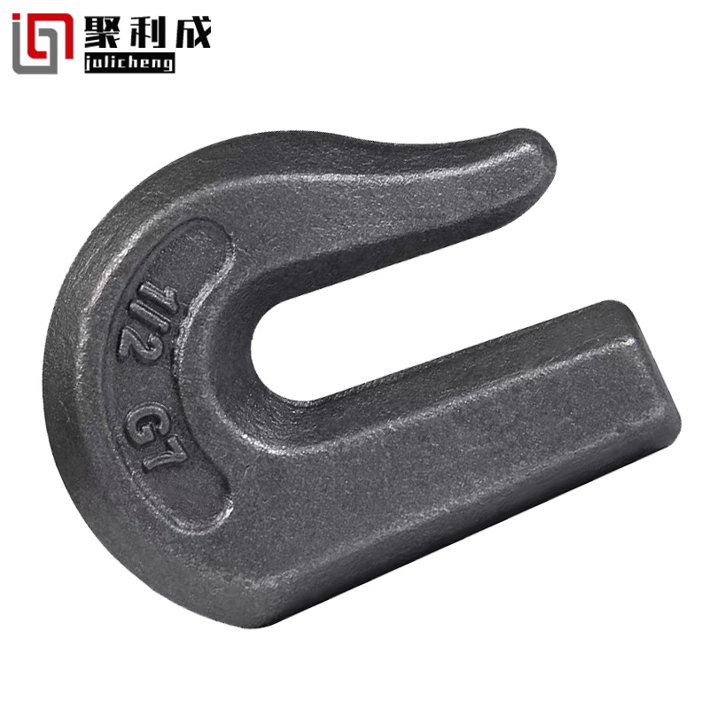 G70美式焊接钩锻造半钩U型起重钩链条钩拖车钩拖拉机牵引钩吊钩