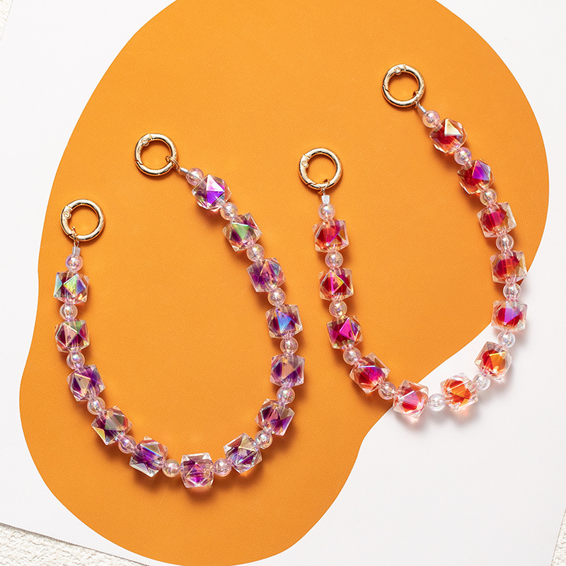 Brand straps on chain