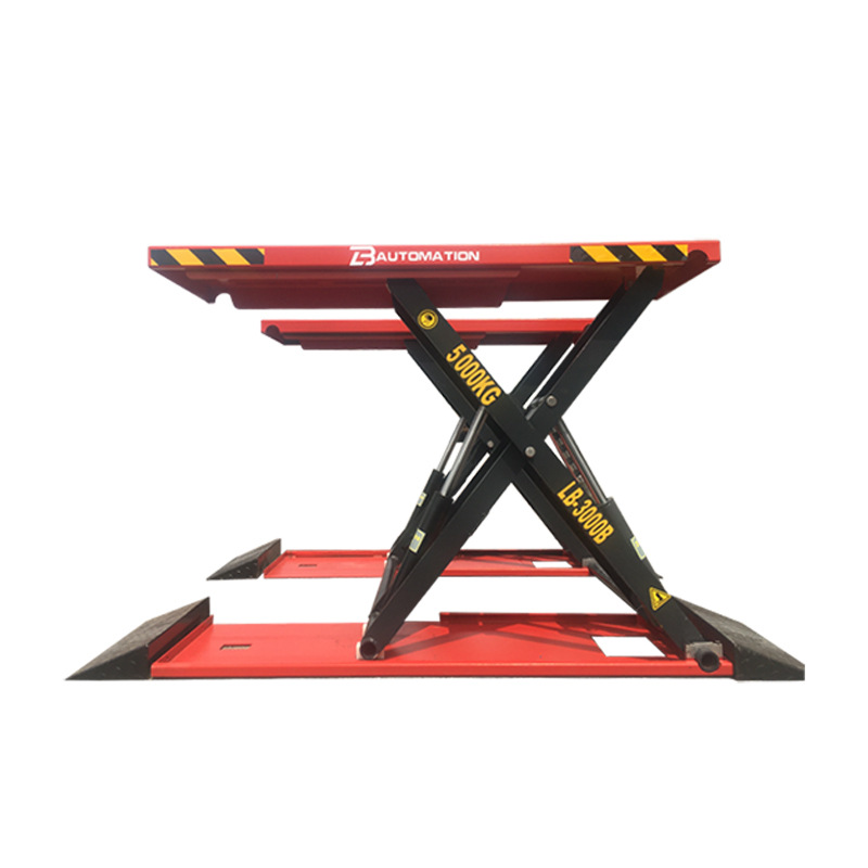 Ventas directas de la fábrica Liba 1,4 M elevador de coche de cuatro cilindros elevador de tijera impermeable ultrafino tijeras pequeñas