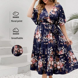 大码连衣裙;连衣裙;大码衬衫