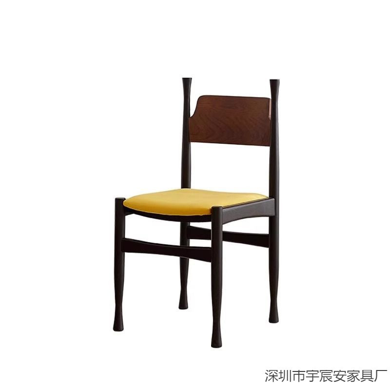 デザイナー中古カラフルでかわいい丸椅子、丸くてシンプルな会議椅子、クリーム色の小さな背もたれ付き無垢材のダイニングチェア|undefined