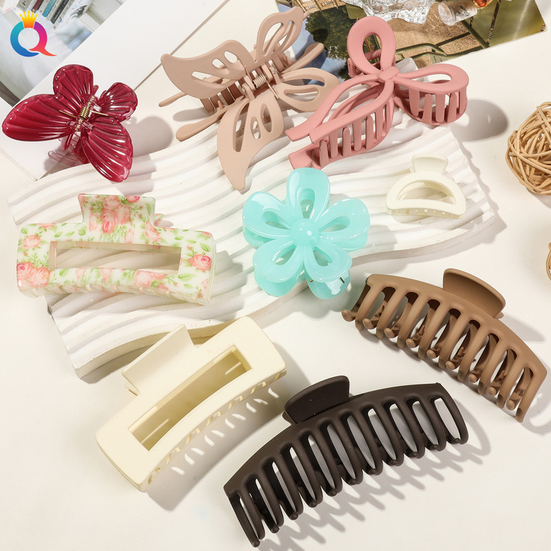 Special Offer: Simple Large Hair Clip for Women with a High-End Feel, Shark Clip Hairpin Hair Accessory Special Offer: Simple Large Hair Clip for Women with a High-End Feel, Shark Clip Hairpin Hair Accessory