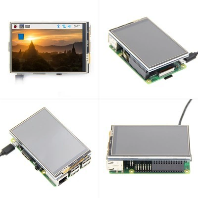 Raspberry Pi 4-е поколение 3,5-дюймовый тач-экран Raspberry Pi TFT LCD Display 3B+