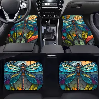 Avtomobil döşəmə paspasları – Dirt-Resistant, Wear-Resistant, Anti-Scratch Mats - x-car-floor-mat-60-3344cm-crystal-velvet-dot-plastic-bottom-two-piece-pack