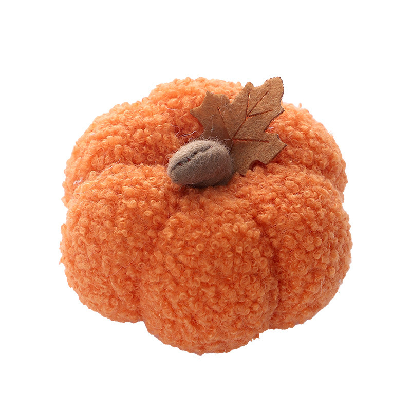 跨境 感恩万圣节装饰品 INS绒布仿真南瓜摆件 halloween派对礼物|undefined