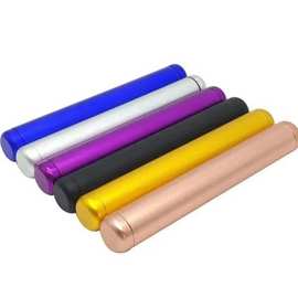 烟具配件铝合金储存管 带硅胶密封金属存储罐 防湿防摔密封管烟具