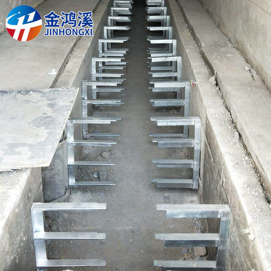 Bracket arm hot dip galvanized cable trench bracket cable subway tunnel angle steel bracket T-type cable bracket