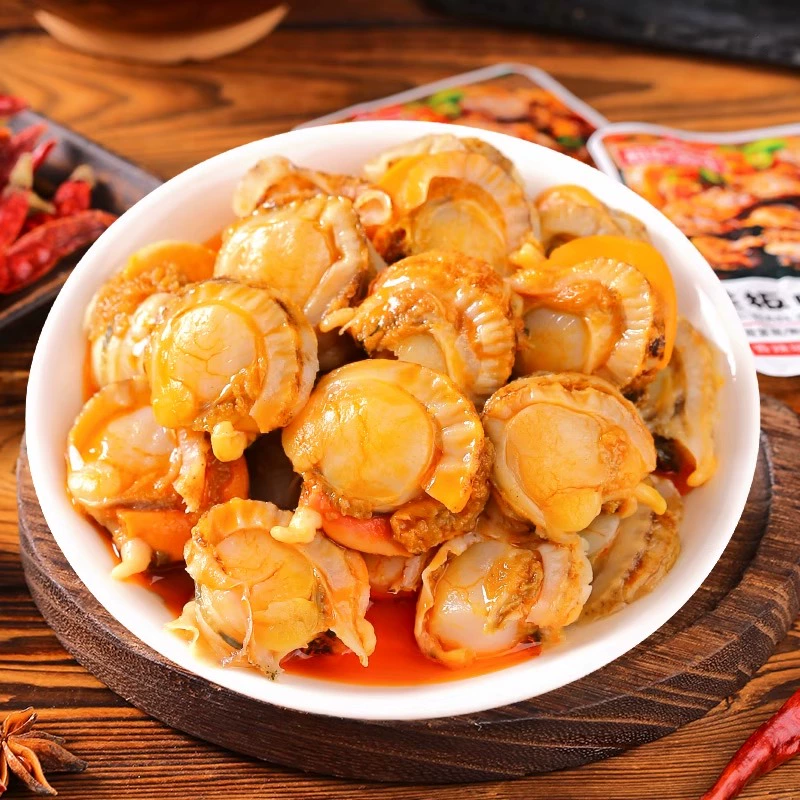 [扇贝香辣味100g开袋即食美味小吃临期零食品特价低价清仓]