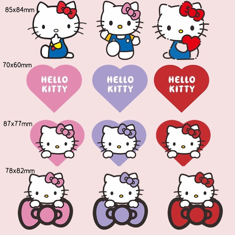 七夕HelloKitty字母粉色蝴蝶结浪漫马卡龙包装纸鲜花卡片花店花束|undefined