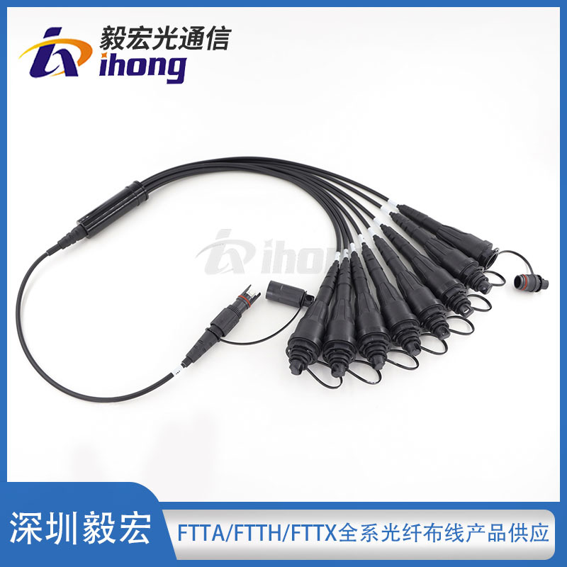 SAT-mimi在线式室外预端接OPT/SC接头防水PLC分路器1分2/4/8