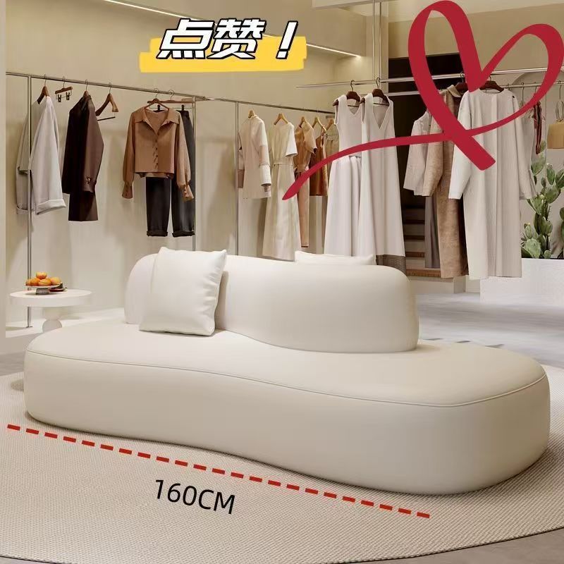 [milk white] 160cm-cat scratch leather-ol double-sided seat