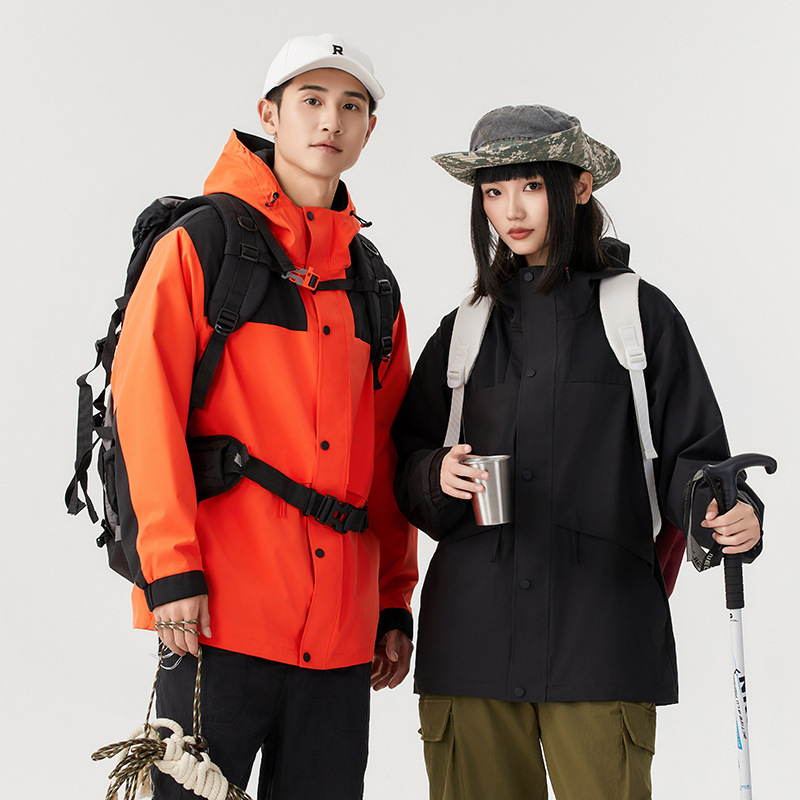 The same style as the North Face: 90% white duck down two-piece windproof and warm jacket for men, with a hood, suitable for couples, and a three-in-one mountaineering suit for women The same style as the North Face: 90% white duck down two-piece windproof and warm jacket for men, with a hood, suitable for couples, and a three-in-one mountaineering suit for women