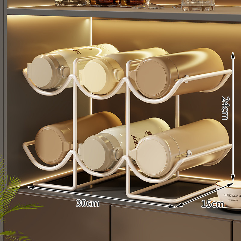 Estante de Almacenamiento para Tazas de Hierro, Apilable, para Cocina