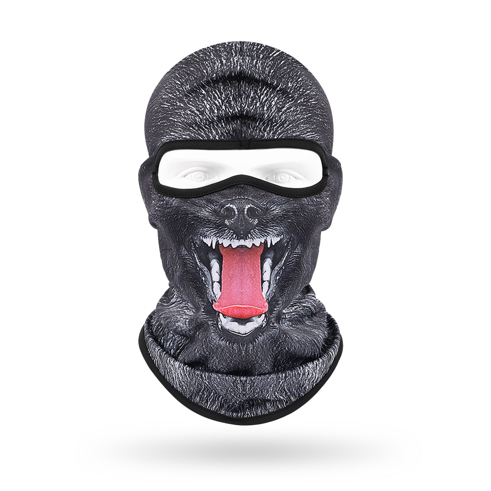 Sudor absorbente máscara transpirable de secado rápido para hombres y mujeres ciclismo al aire libre bicicleta protección solar sombrero lindo mascota sombrero animal bufanda