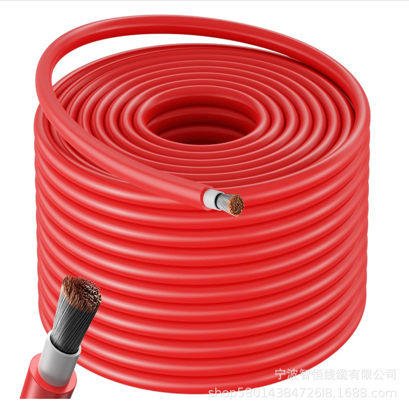 TUV认证光伏线 EN50618 PV1-F镀锡铜导体XLPO 辐照光伏直流电缆线