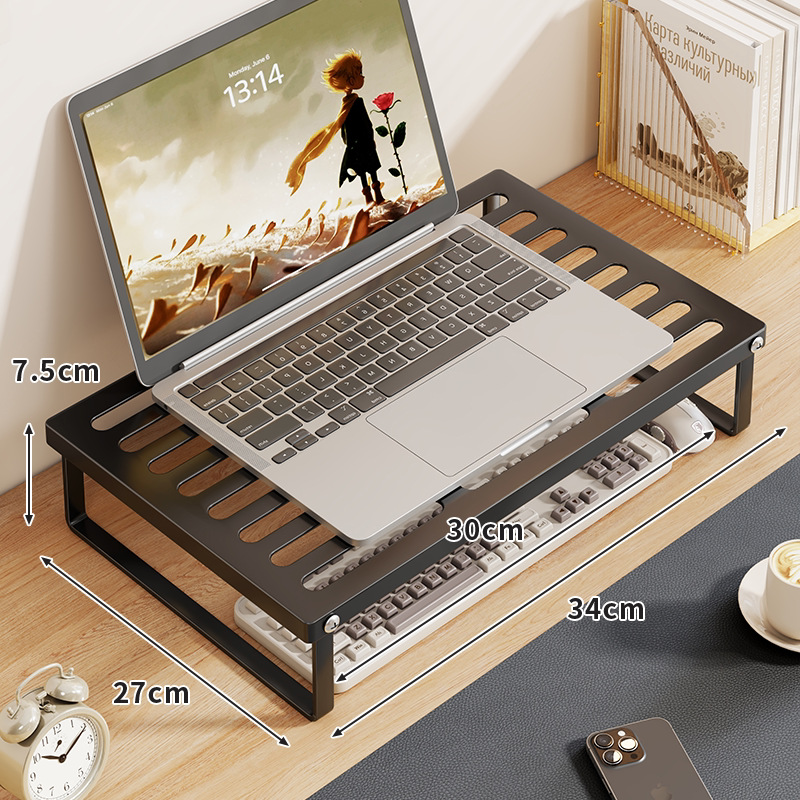 Soporte de Enfriamiento para Laptop, Base Elevada, para Escritorio y Hogar