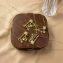 新款跨境镶锆石百搭锁骨链