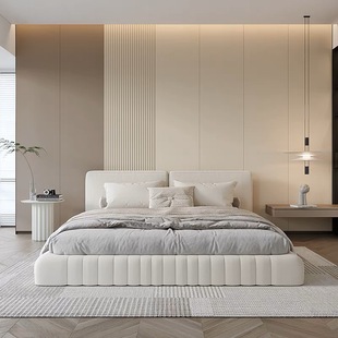 Modern Light Luxury Living Room Tv Background Wallpaper High-End Wall Covering Bedroom Wallpaper Cream Style Sofa Background Wall Covering