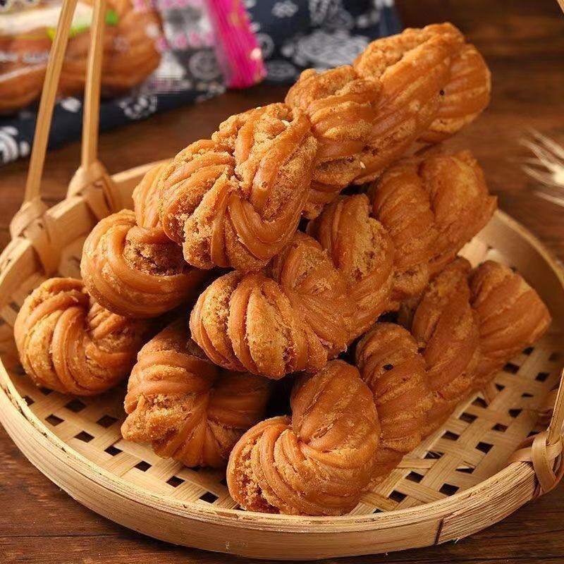 天津十八街麻花官方旗舰店产传统零食大粗麻花独立小包装qg|undefined