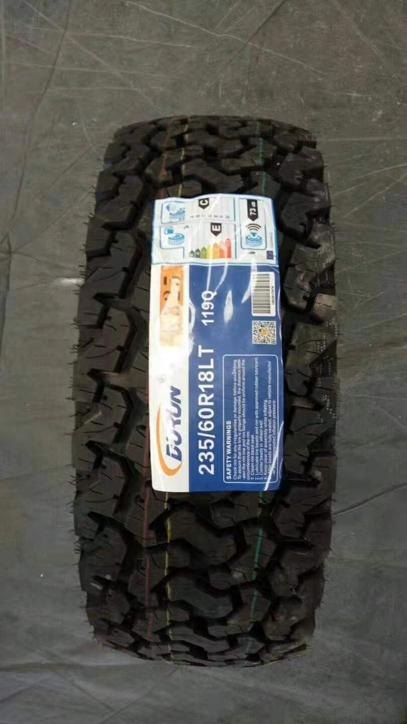 供应越野轮胎 盾轮 DURUN 235/60R18LT三包质量可出口