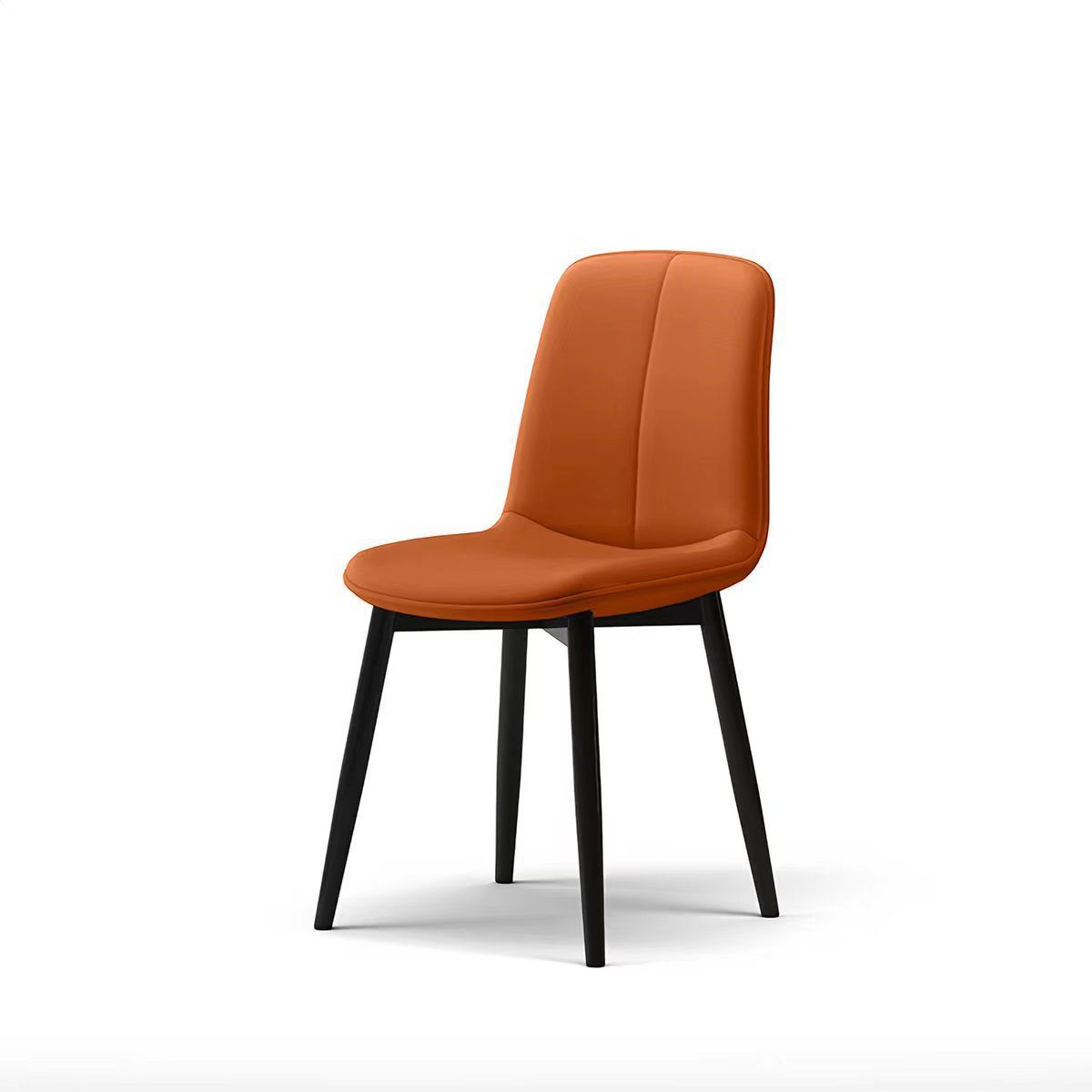 Sillas de comedor domésticas nórdicas lujosas sillas de respaldo de hierro forjado modernas y simples para negociar mesas de comedor taburetes sillas