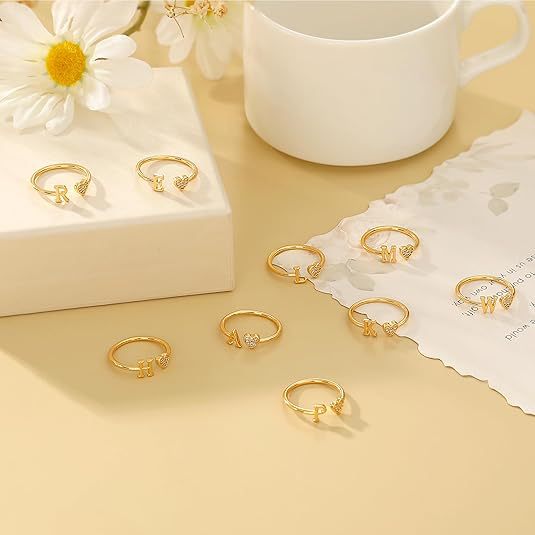 Holiday, Daily Occasion Wholesale Jewelry Vacation Classic Style Heart Shape Copper Zircon Inlay Open Rings