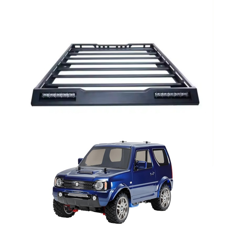 Suitable for Suzuki Jimny Jb23 Jb43 1998-2018 Aluminum Roof Rack with Light