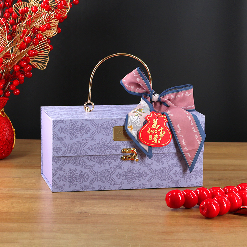 2024 Dragon Year New Year Gift Box with Instagram Style, Customizable Bulk Order Empty Gift Box