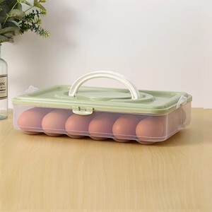 卵収納ボックス家庭用冷蔵庫食品グレード野菜室特別な卵冷凍庫ボックスプラスチックボックス多層ベース|undefined