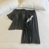 3376.3# dark gray (fixed chest pad) short sleeves + trousers