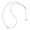 Organic necklace from pearl, advanced chain for key bag , silver 925 sample, light luxury style, wholesale, high-quality style