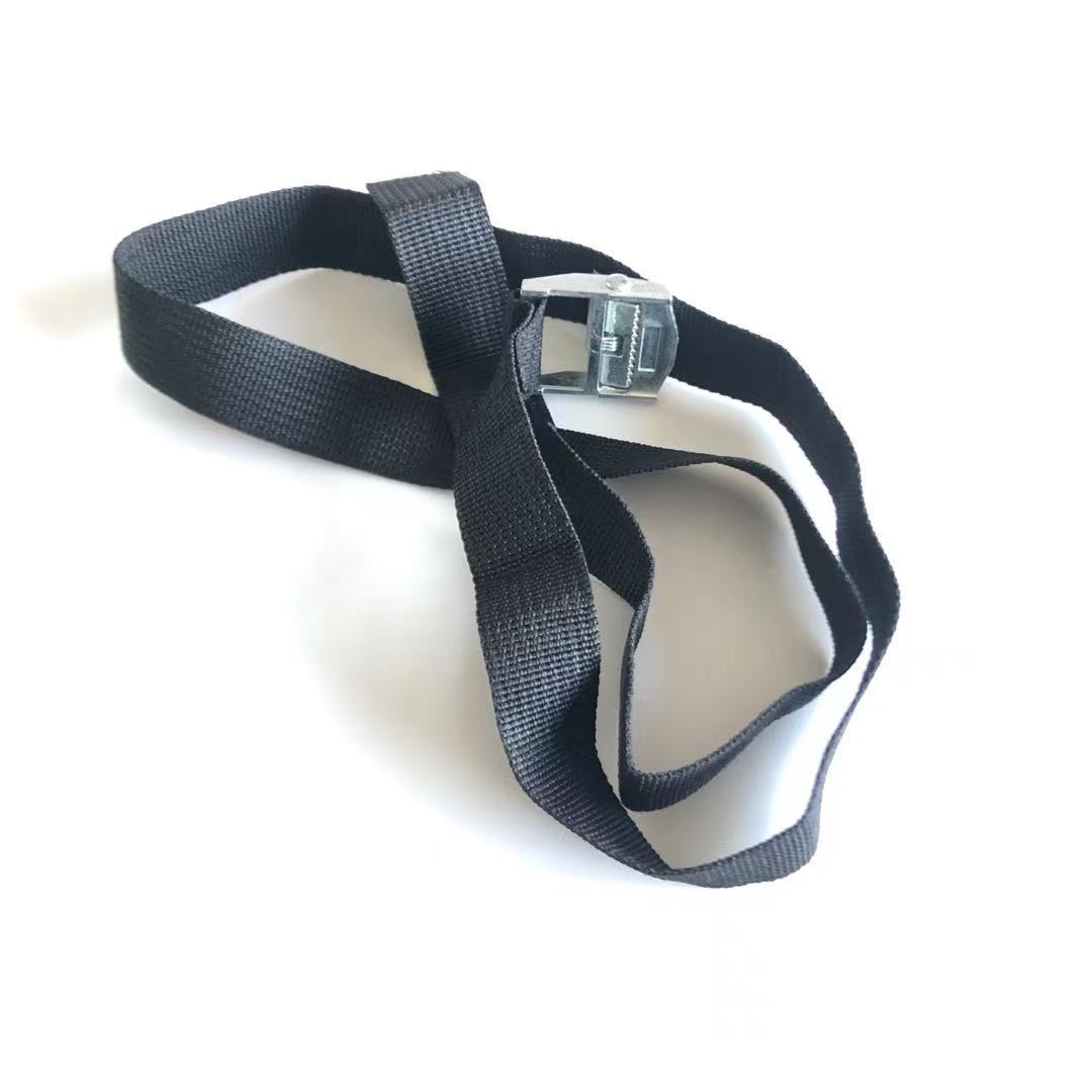 厂家直售彩色汽车货物绑带 物流卡板托盘拉紧器 镀锌合金压扣绑带