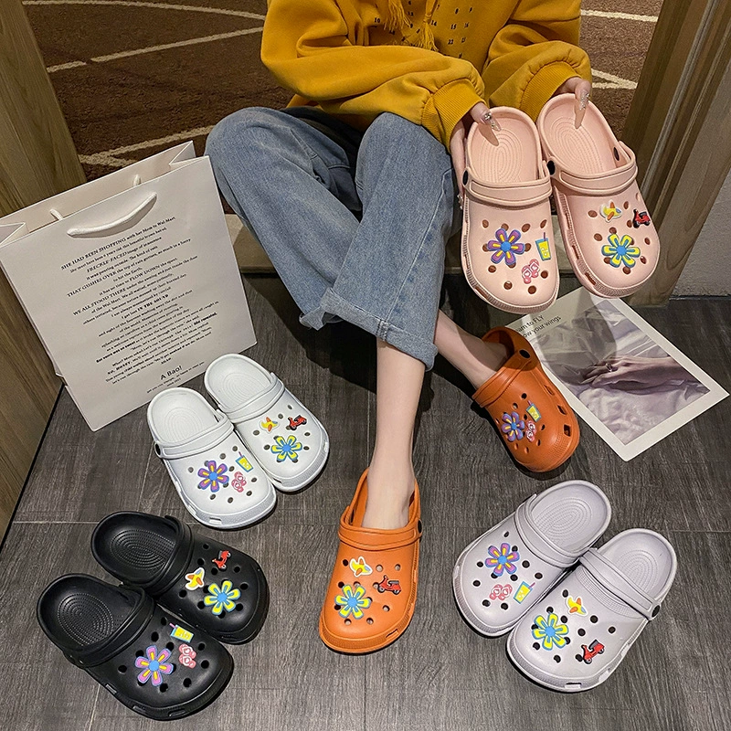 Beach summer trend mesh slippers, soft sole, internet celebrity