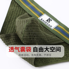 Men's Triangular Knit Cotton Briefs with Sexy Design, Breathable Large Pouch, Comfortable and Trendy Youth Underwear