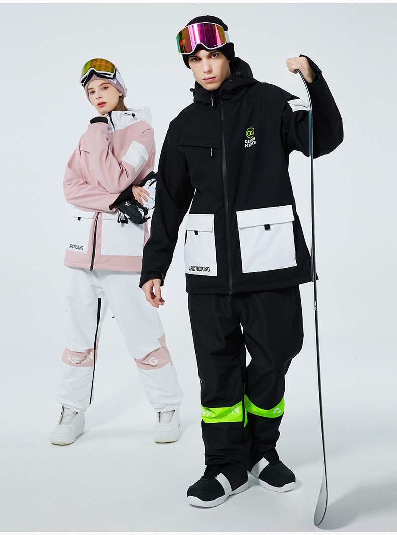 Herren Skianzug Set Warm Und Dick Für Snowboard Und Ski_voghion.com