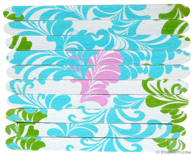 1106印花美甲砂纸指甲搓条美甲店专用打磨纱条抛光条